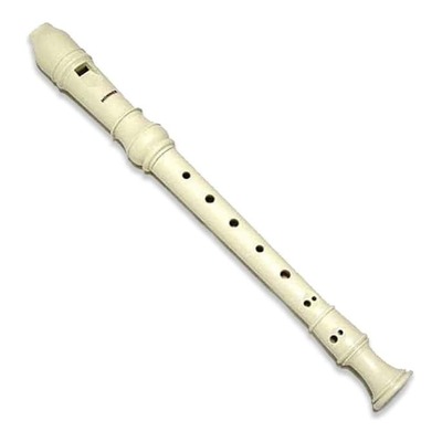 Hohner Melody Line Soprano Descant Recorder in Ivory with Vinyl Pouch