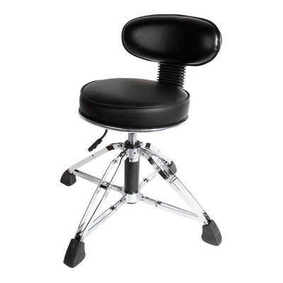 Hydraulic Drum Throne / Stool with Back Rest