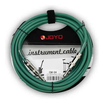 Joyo CM-04 15ft Instrument Lead Shielded Mono Cable - Green