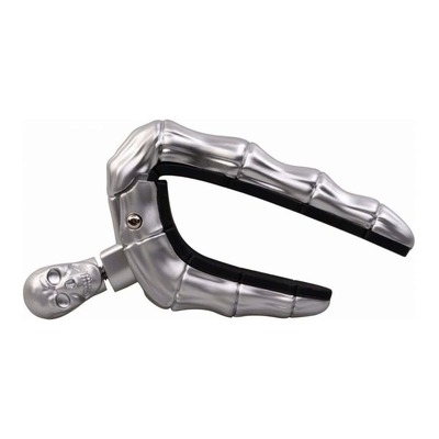 Guitto GGC-05-SI Skull Guitar Capo - Silver