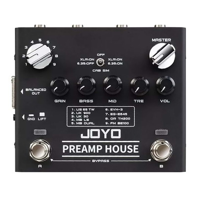 JOYO R-15 Preamp House Guitar Amplifier Simulator Effect Pedal