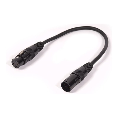 SWAMP 5pin to 3pin DMX Cable | 110ohm - Dual Shielded | 20cm