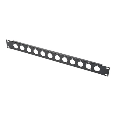 SWAMP 1U Rack Patch Panel - 19 inch - 12 channel