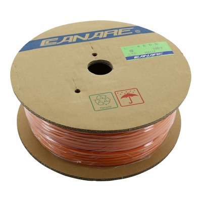 Canare L-4E6S Star Quad Microphone Cable - ORANGE - 100m Roll