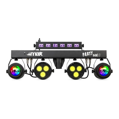 MAX PartyBar10 Lighting Package - 2x Jelly Moon 2x PAR and 1x UV/Strobe