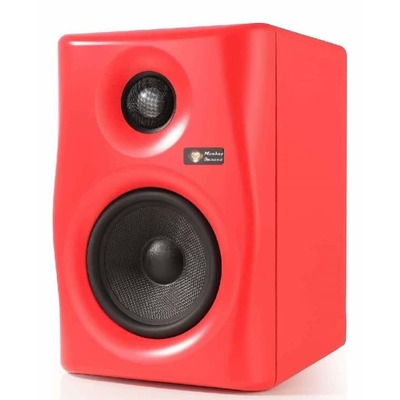 Pair of Monkey Banana Lemur 5" Active Modelling Studio Monitor Speakers - Red