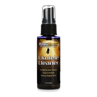 Music Nomad Ukulele Cleaner for Matte & Gloss Finishes - 60ml Spray Bottle