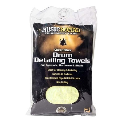 Music Nomad MN210 Microfiber Drum Detailing Towels - Twin Pack