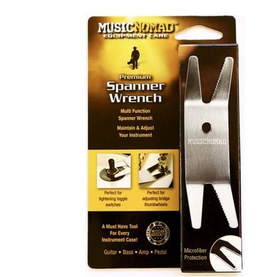 Music Nomad MN224 Premium Spanner Wrench with Microfibre Suede Backing