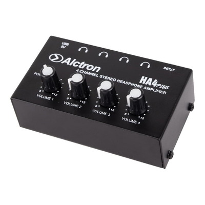 Alctron HA4-Plus Portable 4-Channel Headphone Amplifier
