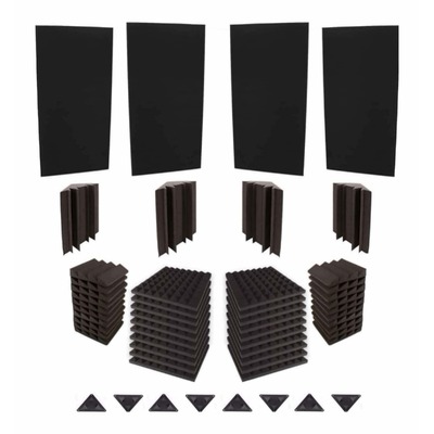 SWAMP Foam and Fibreglass Panel Acoustic Room Treatment Kit - Acoustic-Pack-A 