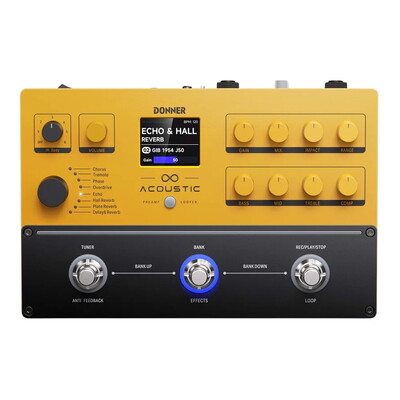 Donner APL Acoustic Preamp Looper Multi Effects Pedal