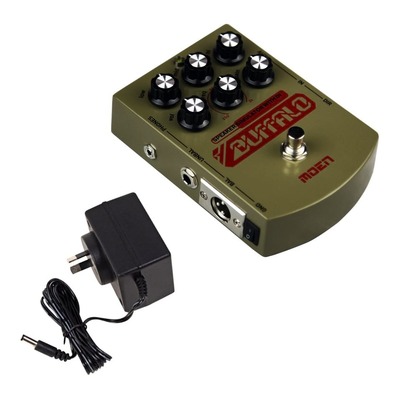 MOEN MO-BA Buffalo Swept Mids EQ, DI Guitar Pedal - Gen 3 w 9V Linear Power