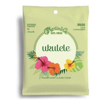 Martin M600 Soprano Concert Fluorocarbon Ukulele String Set