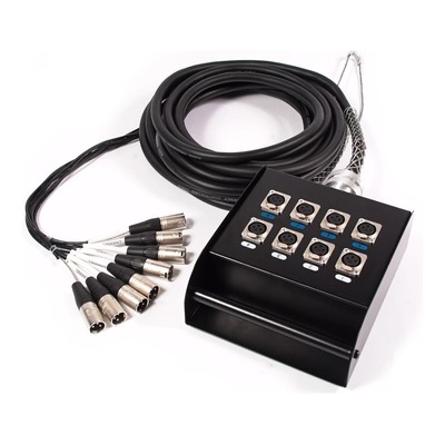 Multicore Cable w/ Stage Box - 8 Send Channels