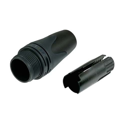 Neutrik BXX-14 Black Large Boot Bushing and Chuck for XX Series XLR Connectors