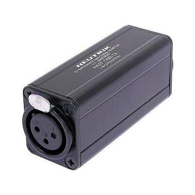 Neutrik NA2F-D0B-TX XLR to RCA Transformer Balancing Adapter