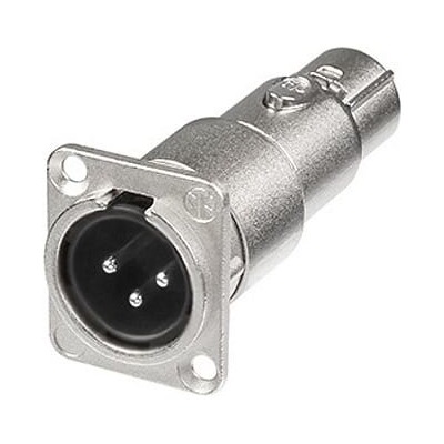 Neutrik NA3MDF XLR Pass-through Panel Mount Connector - Male to Female