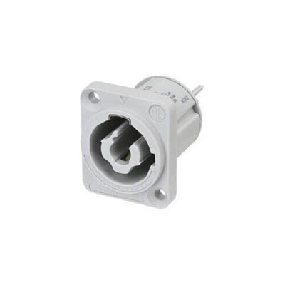 Neutrik NAC3MPXXB powerCON Chassis Connector "Power Out" - Grey