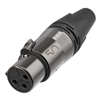 Neutrik NC3FXX-50 50th Anniversary XLR 3-pin Female Cable Connector
