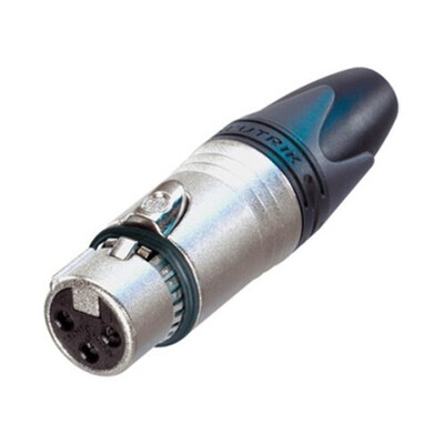 Neutrik NC3FXX-EMC EMI-Protected Audio Female 3-Pin XLR Connector