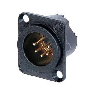 Neutrik NC5MD-LX 5 pin XLR(m) Socket Connector - D-size - Black