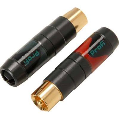 Neutrik NF2C-B-2 ProFi RCA Jack Connector Plugs - Pair 