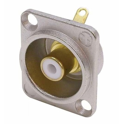 Neutrik NF2D-9 Phono RCA Socket Connector - White