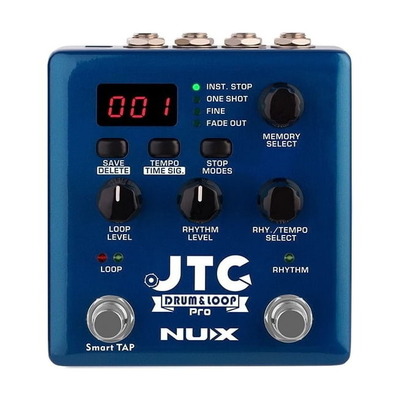 NUX NDL5 Verdugo Series JTC Drum and Loop Pro Dual Switch Looper Pedal