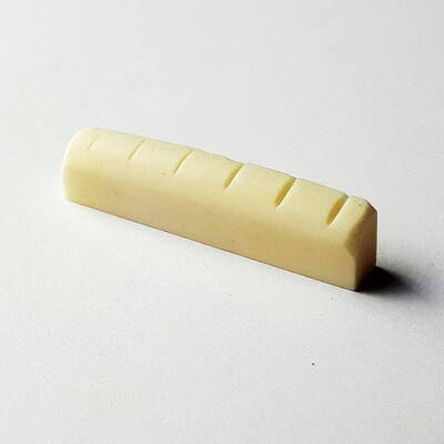 GT Electric Guitar Bone Fingerboard Nut - 42mm x 6mm - White