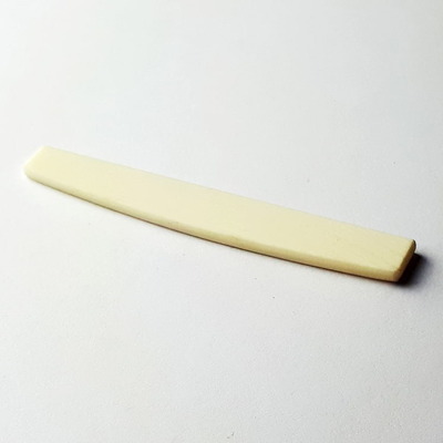 GT Acoustic Guitar Bone Bridge Saddle - 74mm Width