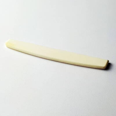 GT Acoustic Guitar Bone Bridge Saddle - 85mm Width