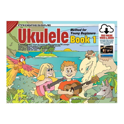 Progressive Ukulele Method for The Young Beginner Book / Online Video and Audio