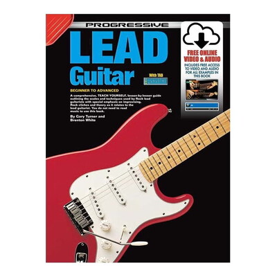 Progressive Lead Guitar Book/Online Video and Audio