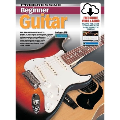 Progressive Beginner Guitar Book, Online Video & Audio