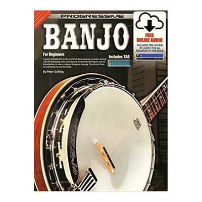 Progressive Beginner Banjo Book, Online Audio
