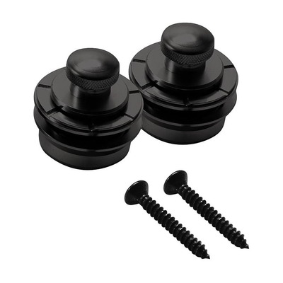 Hennessey Solid Brass Strap Locks - Black