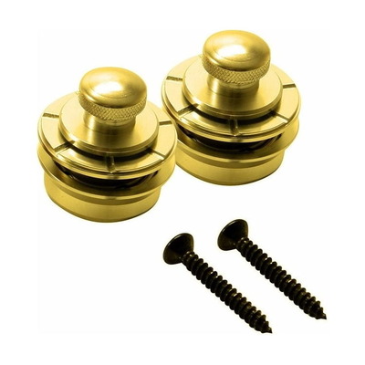 Hennessey Solid Brass Strap Locks - Gold