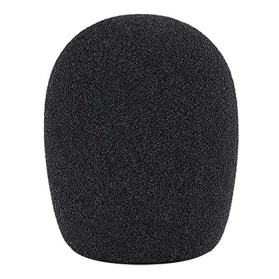 On Stage Foam Microphone Windscreen - Black - Medium Dynamic Mic