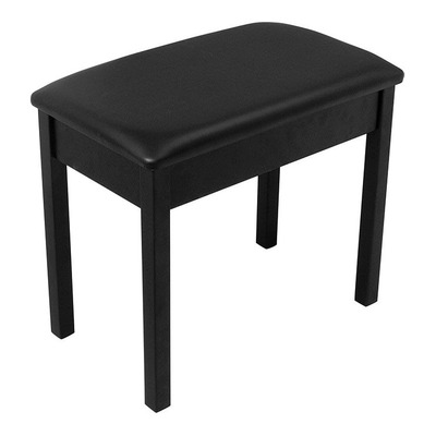 On Stage KB8902B Solid Wood Flip-Top Keyboard Piano Bench - Black