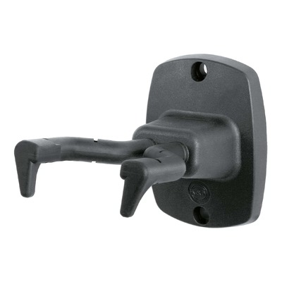 K&M 16240 Guitar Wall Mount Hanger - Black