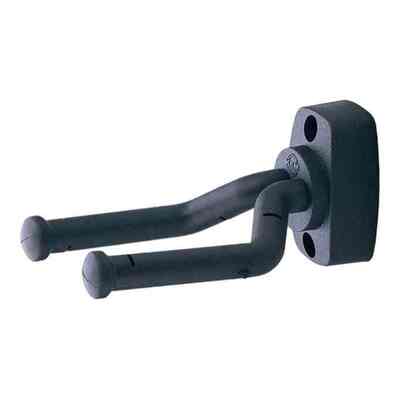 K&M 16280 Guitar Wall Mount Hanger - Black