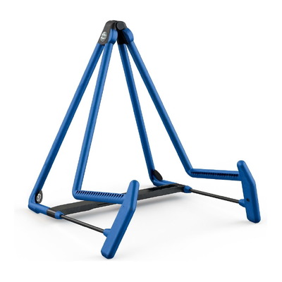 K&M 17580 Heli 2 Acoustic Guitar Stand - Blue