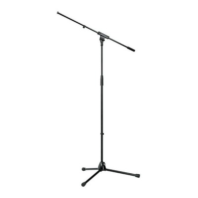 K&M 210/6 Tripod Microphone Stand with Fixed Boom - Black