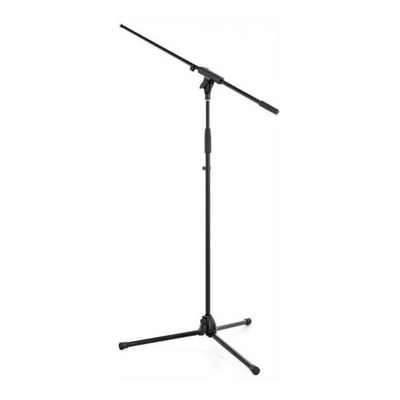 K&M 210/7 Tripod Microphone Stand with Single Section Boom - Black
