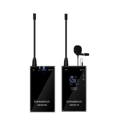 BULK BUY 10x: CKMOVA UM100 Kit1 Ultra-Compact UHF Wireless Microphone