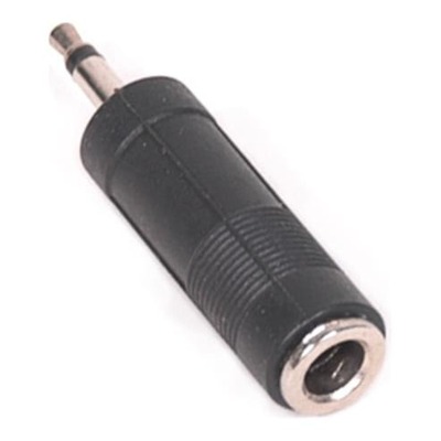 Audio Adapter - 1/4" female to 1/8" male - Mono TS