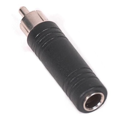 Audio Adapter - 1/4" female Mono TS to RCA male