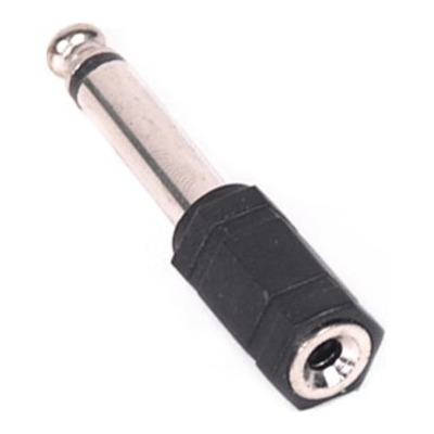 Audio Adapter - 1/8" female to 1/4" male - Stereo to Mono