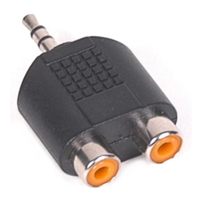 Audio Adapter - 2x RCA female to 1/8" male Stereo TRS